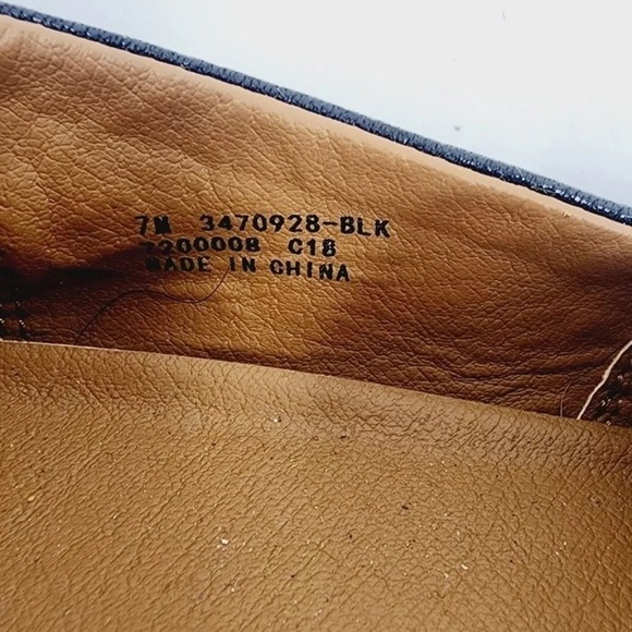 FRYE LIZ Woven Slip On Leather Shoes Size 7M - Picture 6 of 6